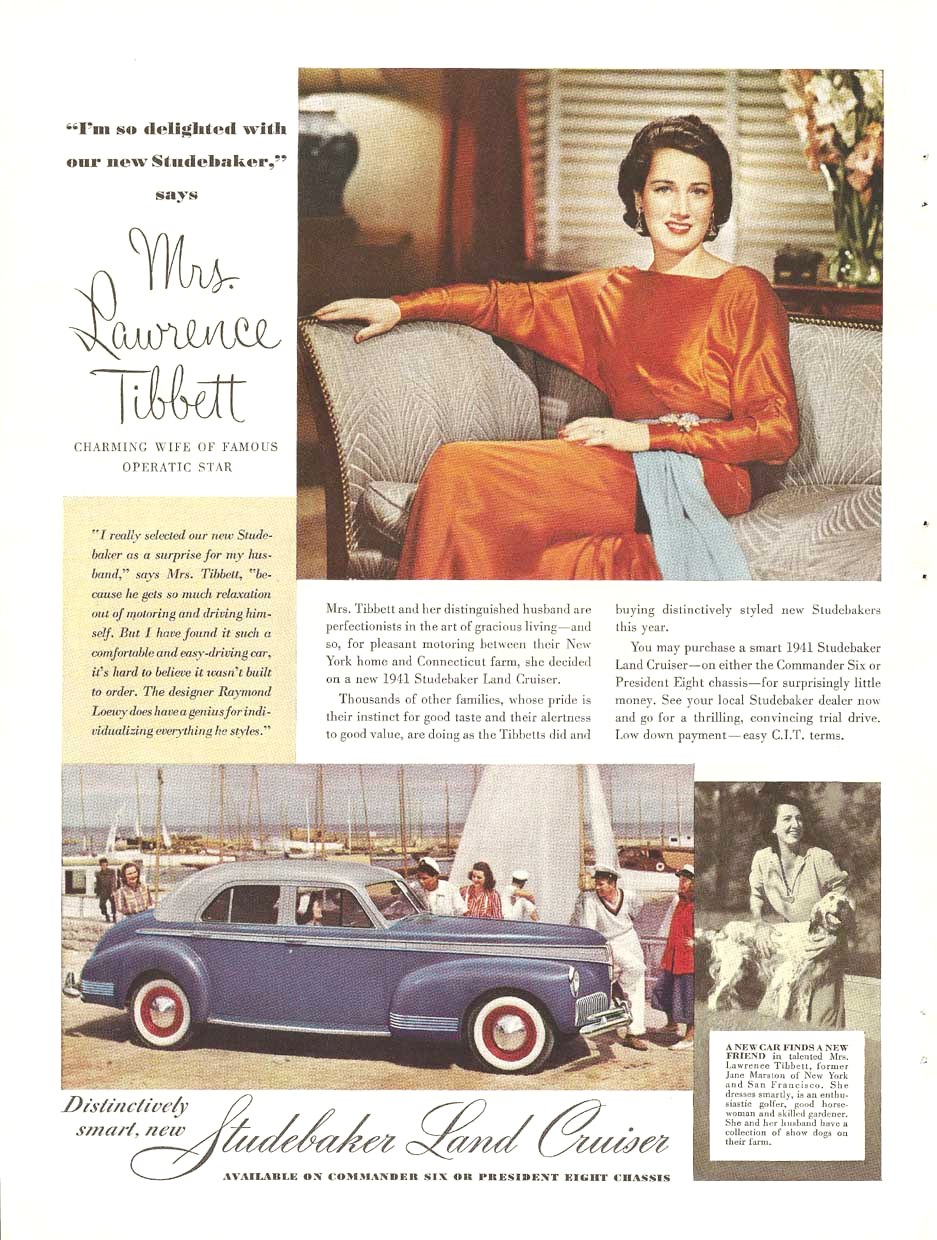 1941 Studebaker Auto Advertising